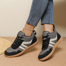 跨境大码欧美高帮板鞋女2025新款时尚百搭休闲鞋低帮系带平底潮鞋