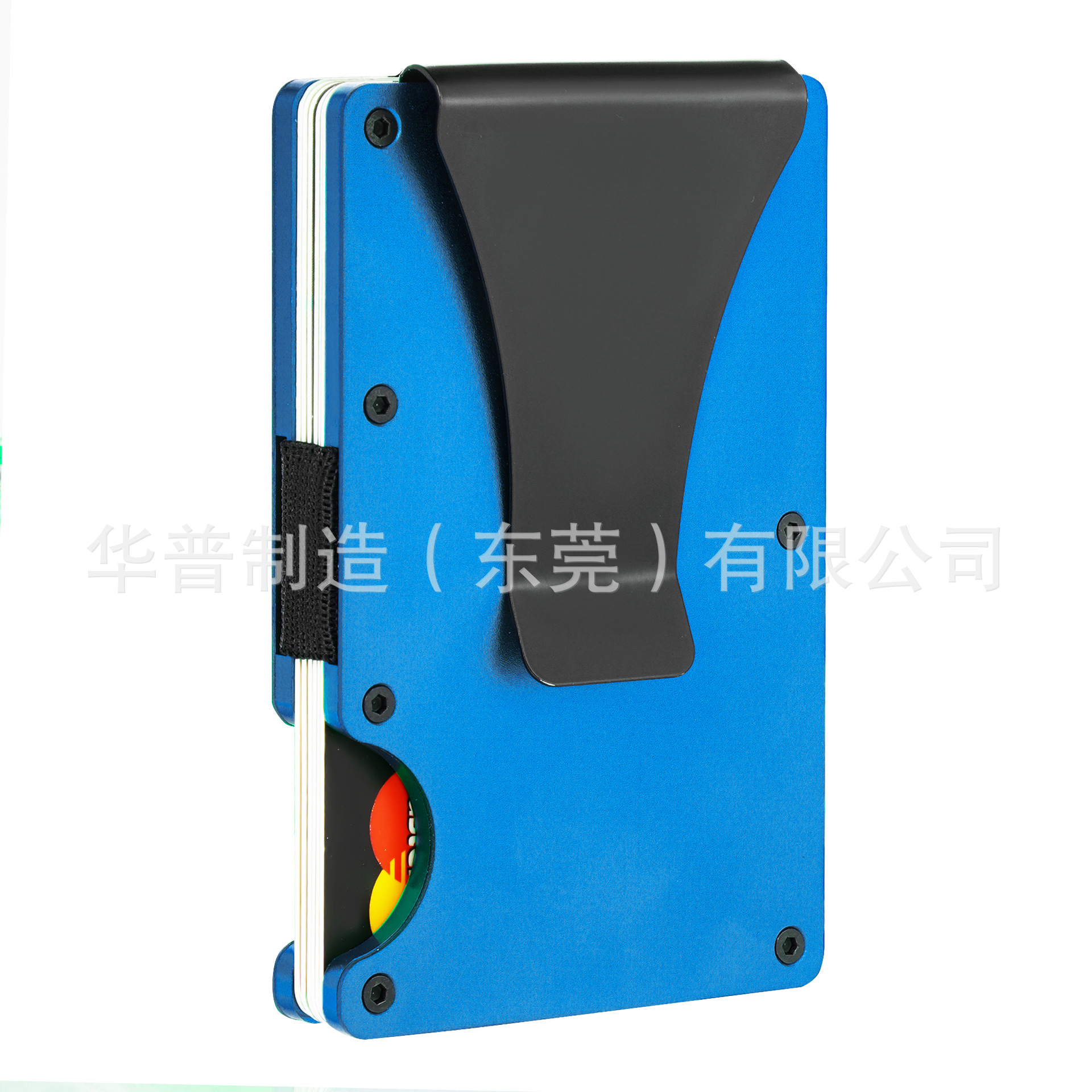 Cartera metálica antirrobo y antimagnética RFID para tarjetas de crédito, de fábrica, en stock en Amazon, de alta demanda, con opción de personalización de logotipo.