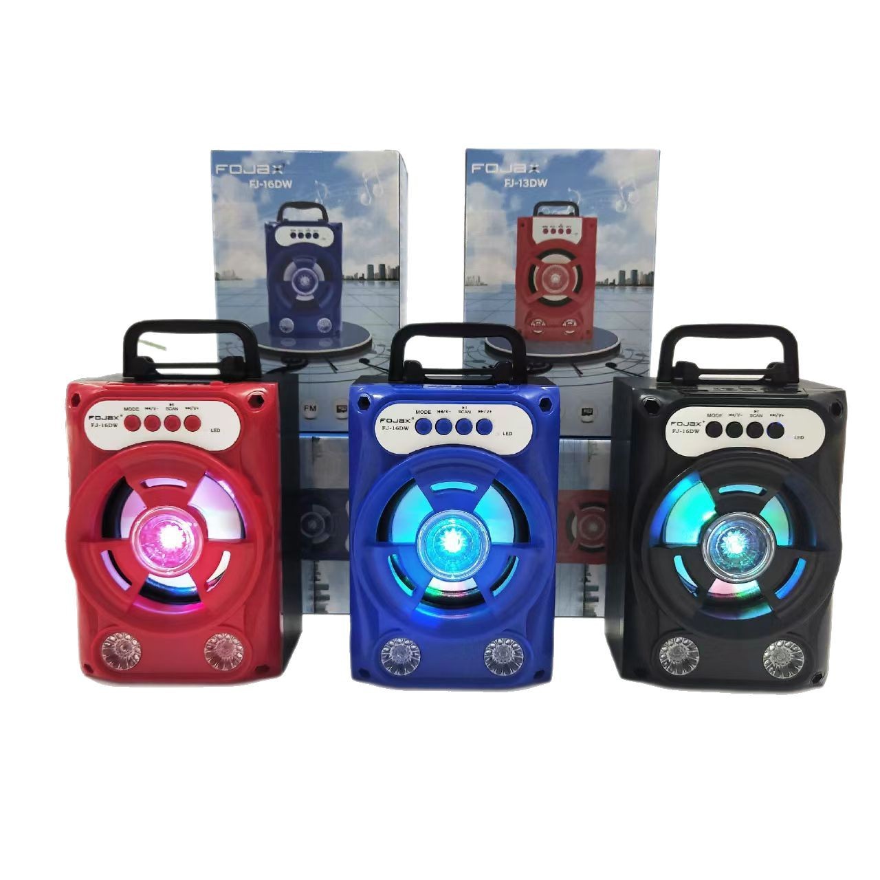 Altavoz Bluetooth portátil Altavoz Bluetooth inalámbrico para el hogar Altavoz Bluetooth con tarjeta para exteriores Altavoz Bluetooth Square Dance