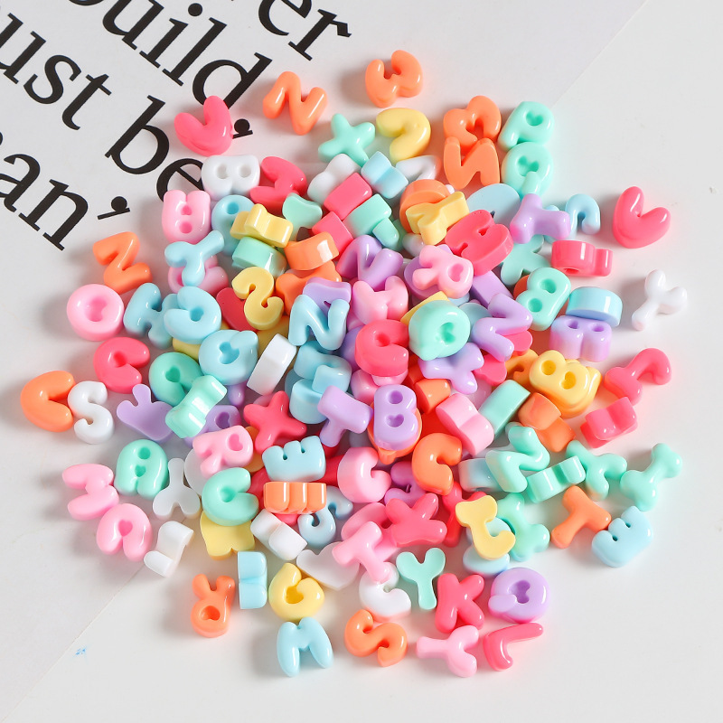 Mini Mixed Letter Resin DIY Handmade Cream Glue Mobile Phone Case Shoe Mouth Jewelry Hairpin Material Accessories