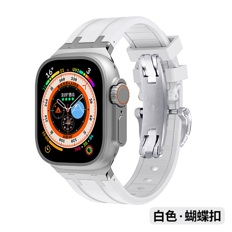 Para Apple iwatch Ultar Apple pulsera s987654 pulsera líquida pulsera de silicona pulsera S11