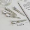 5.5cm silver single-fork hair salon M9-015