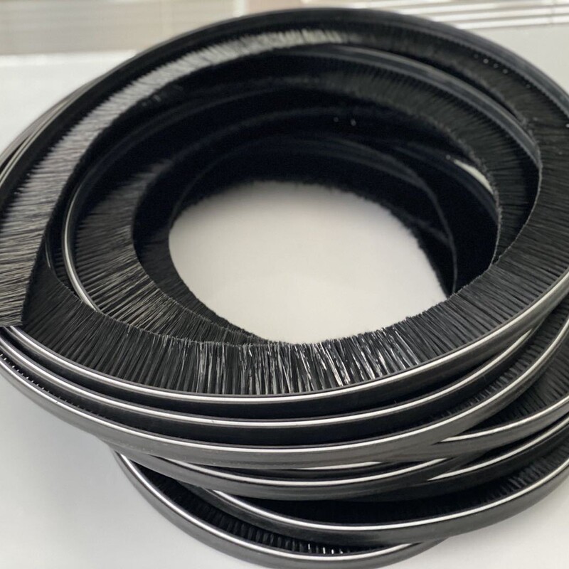 Cabinet Soft Strip Brush Pvc Rubber Network Cabinet Dustproof Sealing Brush Fire Retardant Nylon Cabinet Sealing