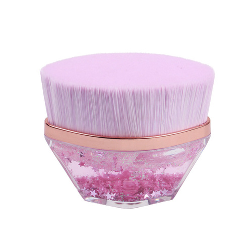 No. 55 foundation brush, traceless magic makeup brush, natural soft makeup brush, no powder eating, beginner makeup brush, portable