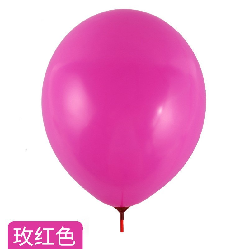 10 pulgadas mate globo de látex decoración de la boda de vacaciones globo engrosado 2,2G mate Granada globo rojo al por mayor