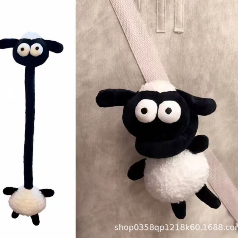 New Super Cute Long-Necked Zodiac Animal Pendant Plush Toy Birthday Gift Decoration Hot Item