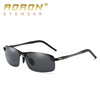 Aolong Aoron's new polarized sunglasses, colorful sunglasses, toad mirror aluminum magnesium glasses riding mirror A3043