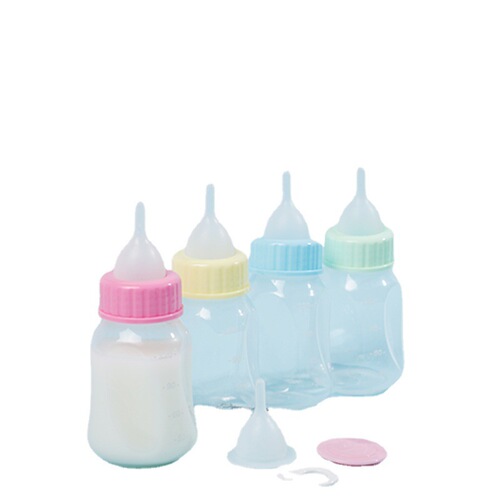 Medium-sized Pet Cat Milk Bottle with PP Body, 120ml, Replaceable Silicone Nipple for Cats and Dogs, Wholesale