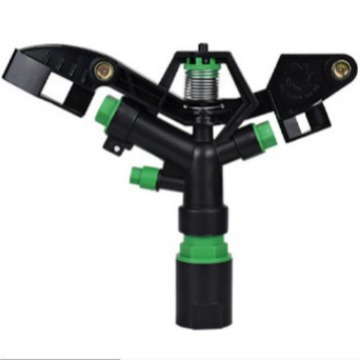 Aspersor de brazo basculante de riego agrícola de una pulgada Equipo de rociadores de césped de jardín de riego giratorio automático de 360 grados