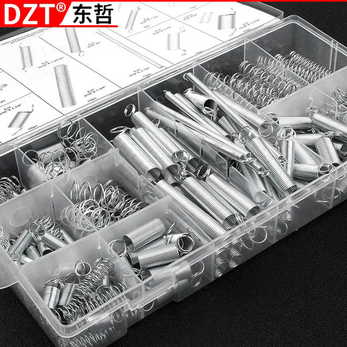 Factory direct sales 200pc spring assembly spring AssortmentSet/tension spring set/headless tension spring