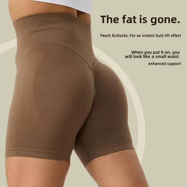 【Premium Selection】High-Waisted Butt-Lifting Yoga Pants, Sports Tummy Control Fitness Pants, Cycling Tights, Peach Butt Shorts for Outdoor Activities