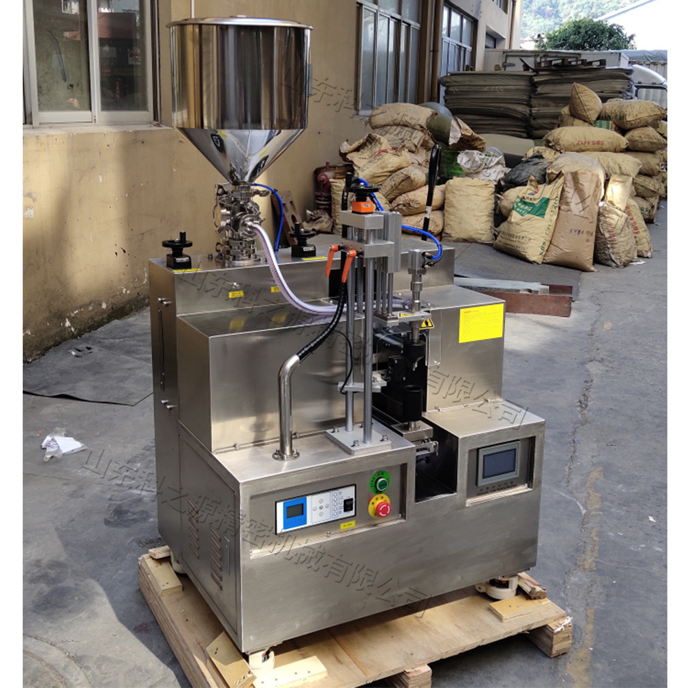 复合软管灌装机 立式超声波灌装封尾机 全自动灌装折尾封口设备