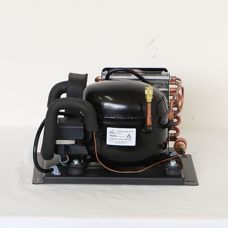 H22U微型冷水机220V家用小型冷水机冰毯冰敷制冷衣空调服医疗水冷