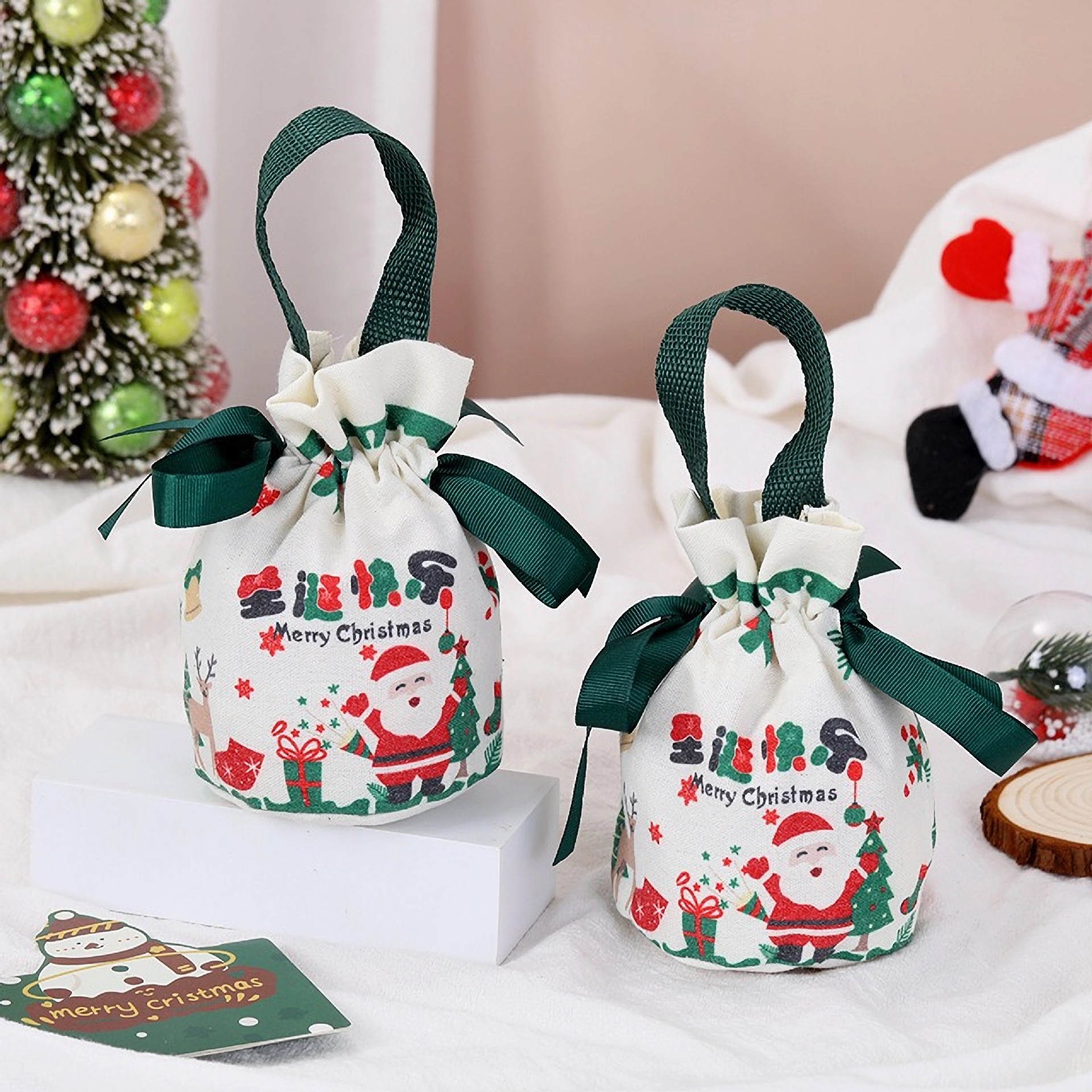 Feliz Navidad (cuerda verde)