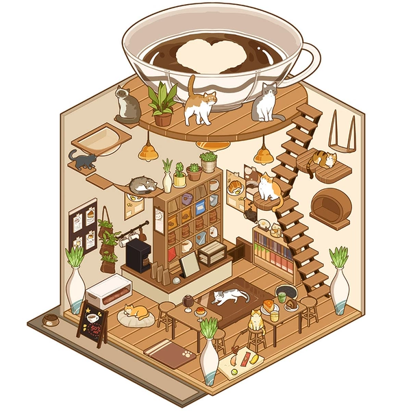 Latte Meow Island