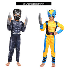 ハロウィーン児童狼人金刚狼コスプレ服筋肉金アベンジャーズアニメ衣装衣装