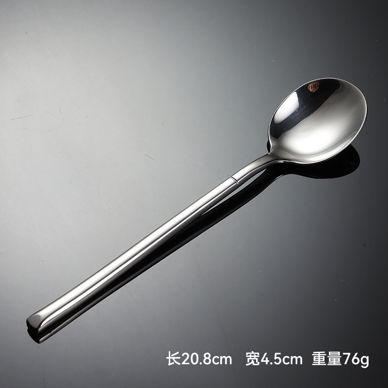 エーン304ステンレスナイフとフォークスプーン西食器多規格騎士鏡面研磨角柄会社プレゼント|undefined