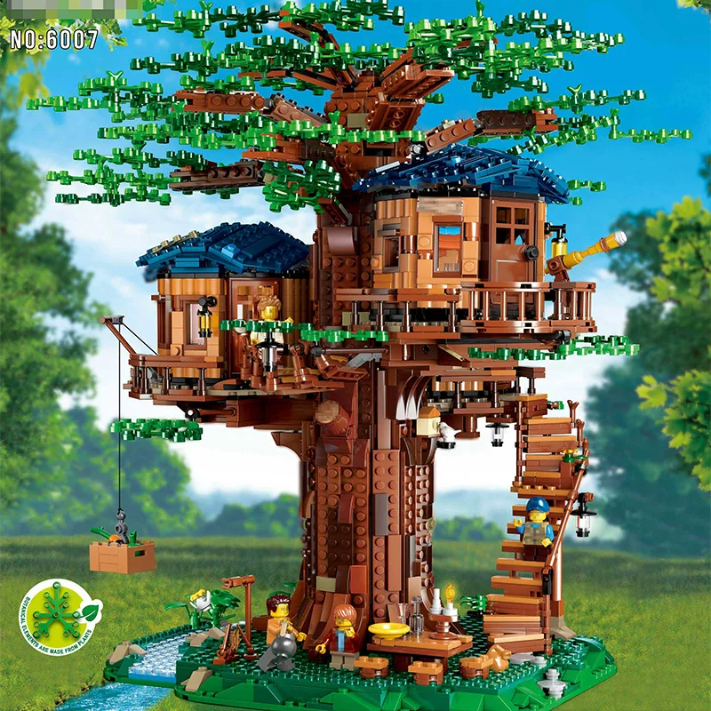 Yuri SX33111 Building blocks 6007 big tree house children's assembled educational toys boys gifts wholesale manufacturer