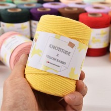 超软2mm包芯棉绳 21支棉纱彩色手工编 diy文玩吊牌绳 90米装饰绳