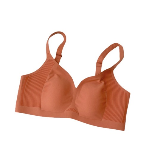 Seamless underwear for women, thin style, push-up big breasts, small breasts, anti-sagging, women's special no-wire bra for small breasts