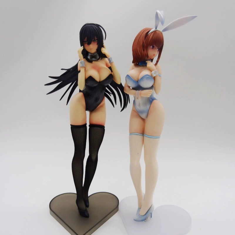 Двумерная красивая девушка Black Rabbit Aoi White Rabbit Xia Ya Бэнни Гёрл фигурка-орнамент стоящее модельное изделие в коробке