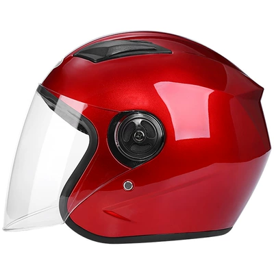 Motorcycle Helmet Electric Motosiklet kaskı (dəbilqə) - red
