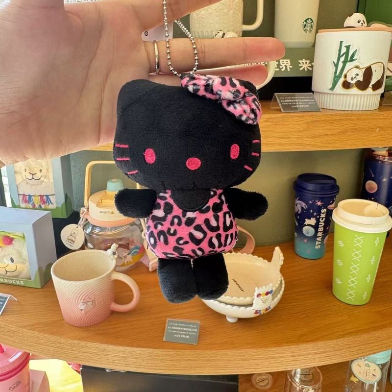 漫画アニメサンリオコーデュロイカーリーフリース KT 猫キーホルダーペンダント人形女の子バックパックペンダント|undefined