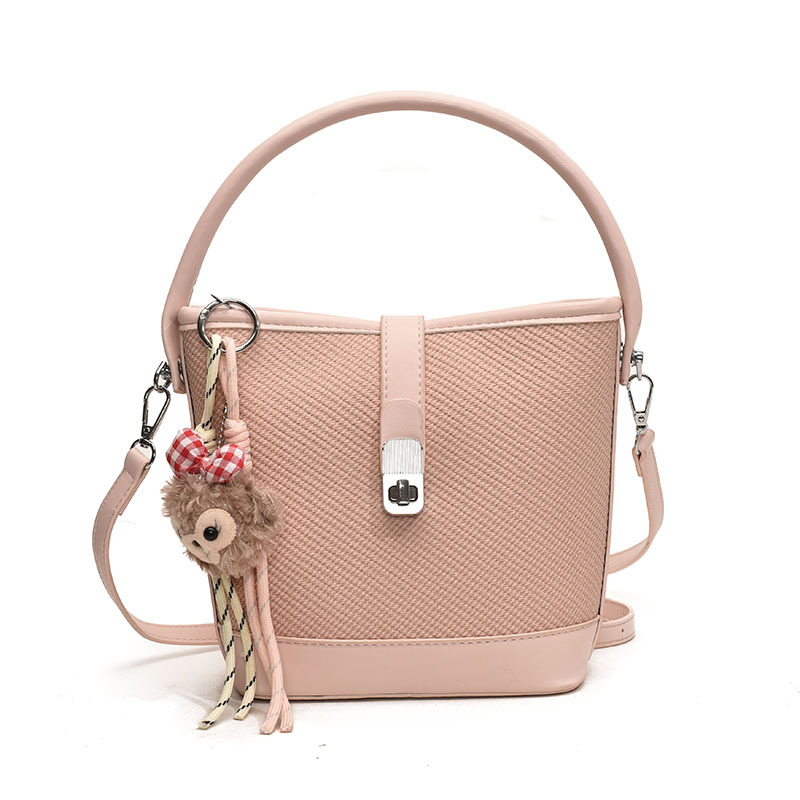 Comercio exterior transfronterizo retro bolso de cubo de mano de color 2025 nuevo nicho de alto nivel simple hombro bolso de mujer image 7