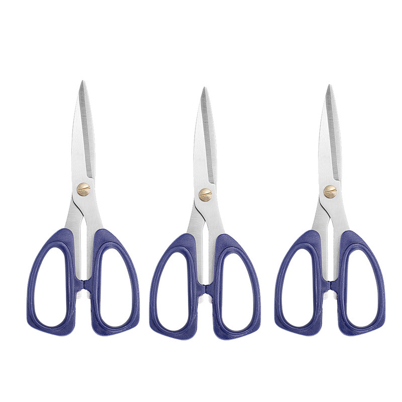 파란색 대형 가위 3쌍