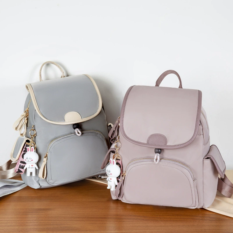 Backpack, universal capacious shoulder bag, handheld school bag for leisure for traveling, oxford cloth