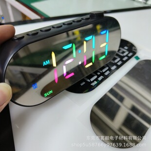 Customized Pc Acrylic Clock Panel, Electroplated Mirror Silver Lens, Digital Display Reflector Color Film, Affordable Price