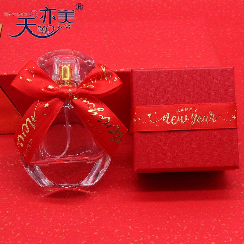 Tianyi Mei Año Nuevo arco de decoración china arco de cinta roja personalizado estampado de poliéster con mano nudo