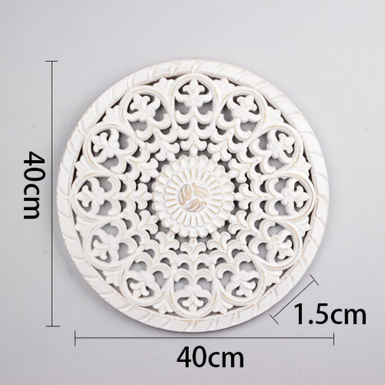 ヨーロッパ式レトロ3D立体装飾吊り板密度板工芸品ストラップの木目レリーフ装飾エンボス壁掛け|undefined