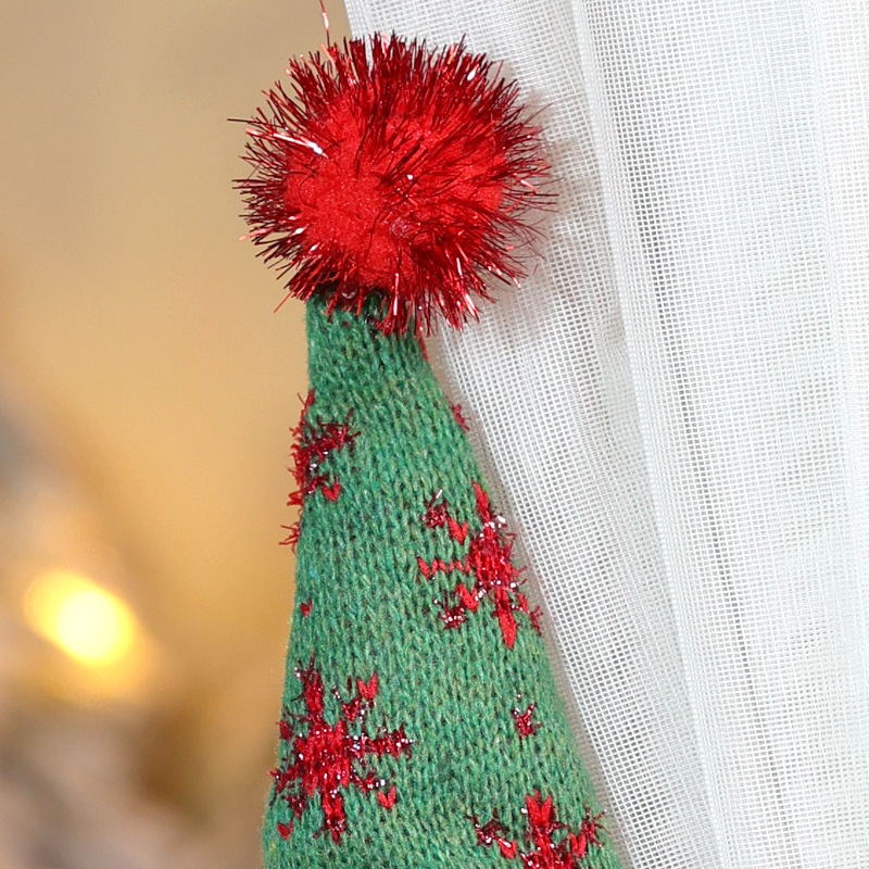 Fermaglio per tende a forma di elfo natalizio decorazione casa_voghion.com