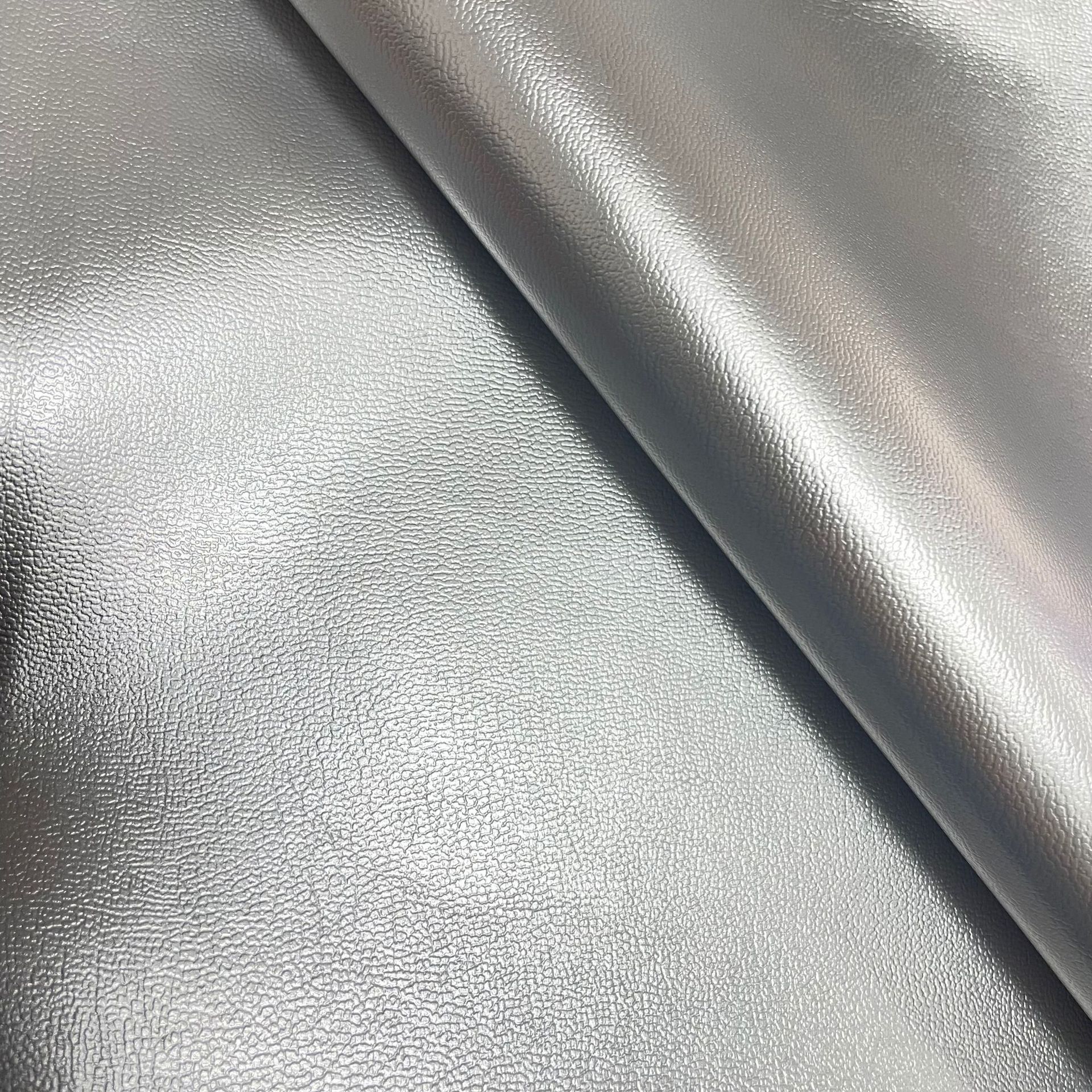 耐刮双面弹半PU银色宽幅鞍座皮革共享单车电动车座套材料防刮耐磨