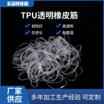 东莞厂家生产供应TPU防老化橡皮筋 透明加宽橡皮圈 耐温橡皮圈