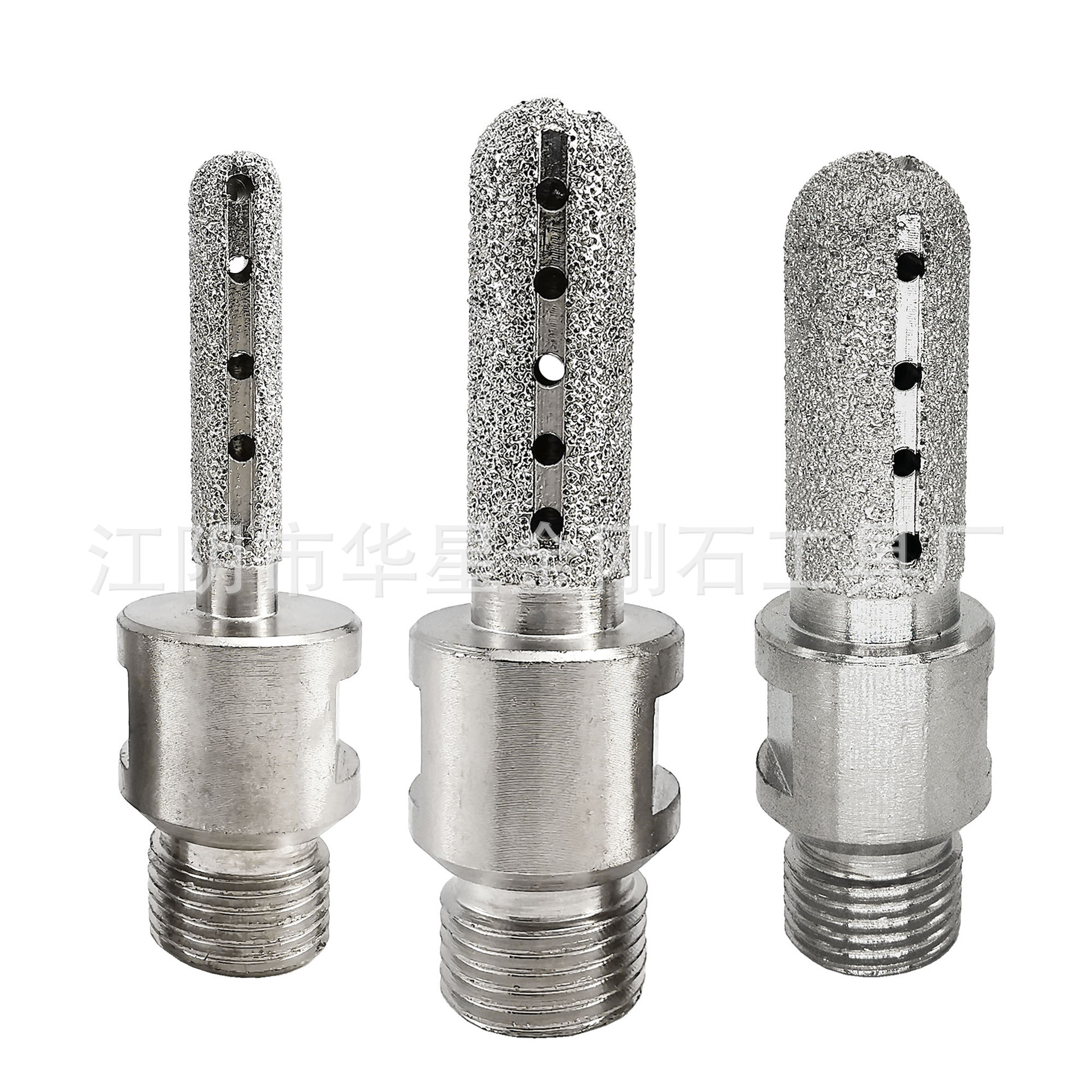 钎焊金刚石磨头钻孔直刀金属石材硬质合金刚打磨棒手电钻铣刀