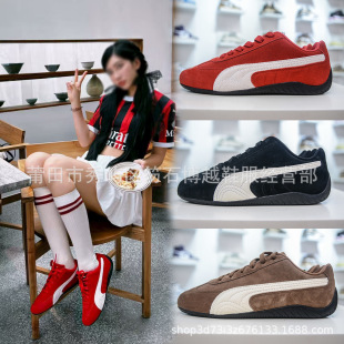 Putian Biaomai Racing Shoes Og Red Training Sneakers Long Tongue Campus Retro Student Couple Casual Sneakers