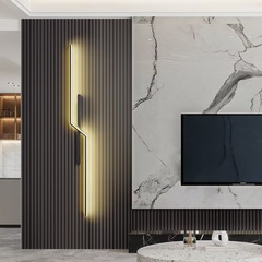 ミニマルリニアモダンシンプル寝室ベッドサイドランプリビング壁ソファグリルテレビ背景壁装飾ウォールライト