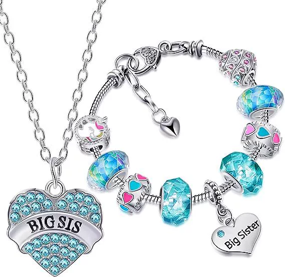Синий (ожерелье, браслет)