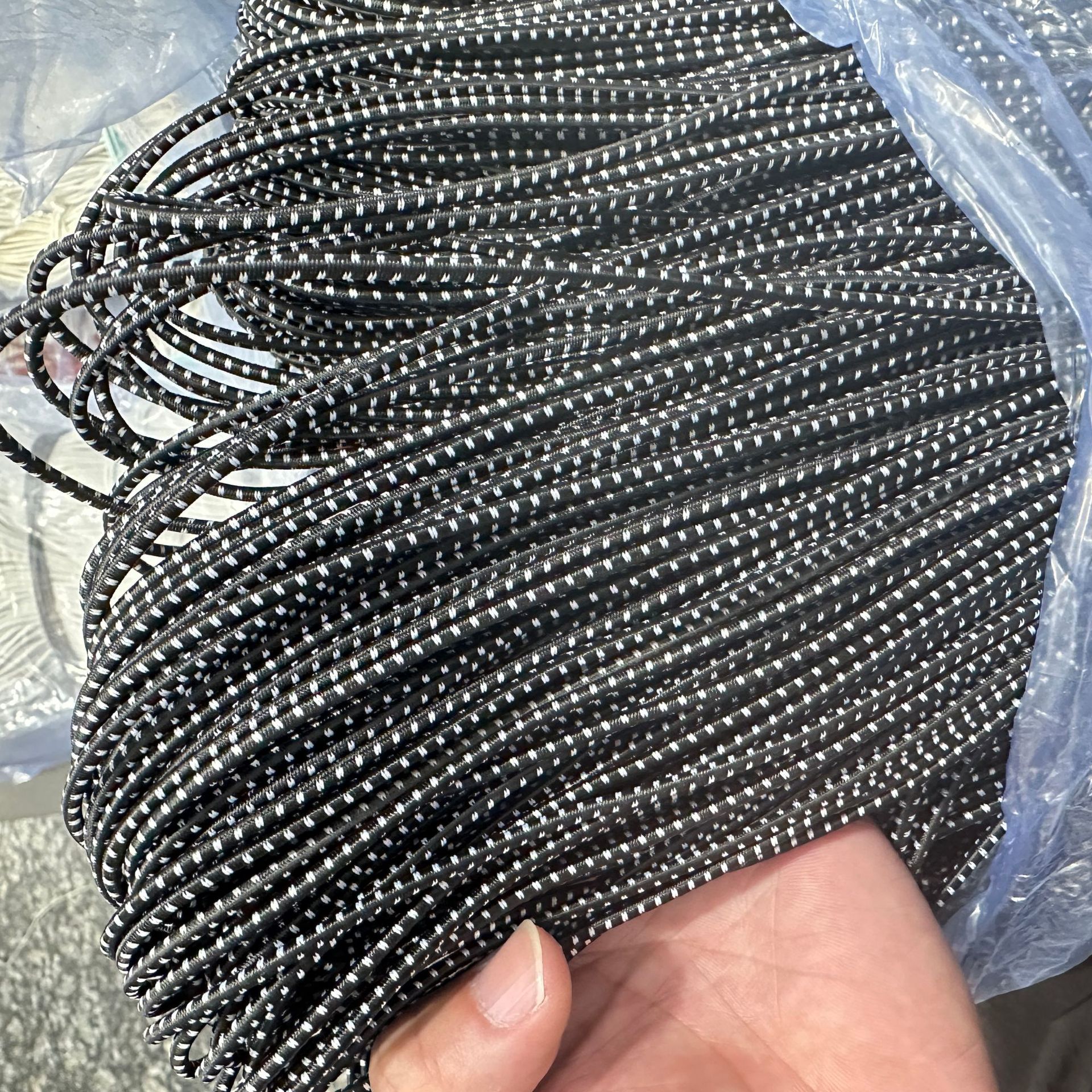 Color redondo elástico 2.5mm látex elástico cuerda de alta elasticidad cuerda de tendón de pluma cuerda elástica