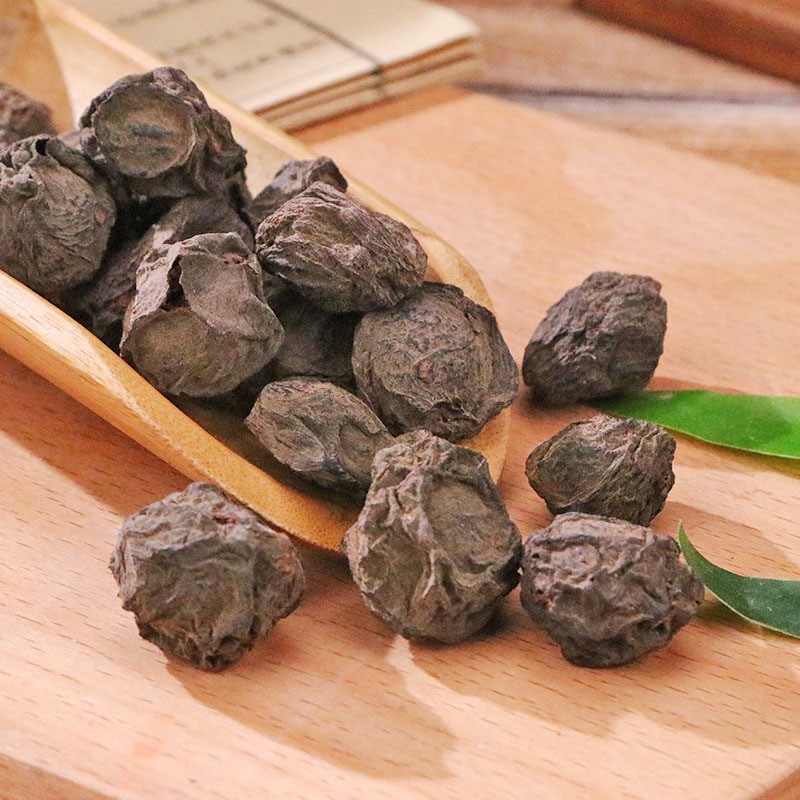 Dried Dark Plum Wu Mei 500g Whole Smoked Plum for Herbal Tea and Decoction Sichuan Origin quality and texture