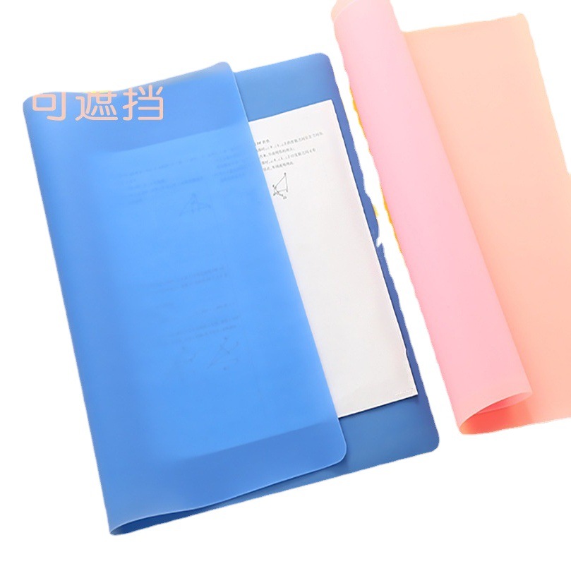 Silicone soft pad a4 student examination non-slip pad a3 examination paper pad class desk pad writing pad children drawing desk pad