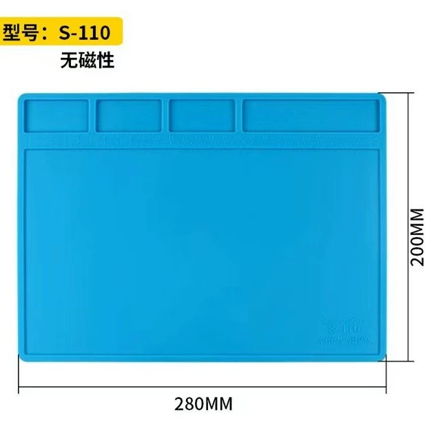Техническое обслуживание сотового телефона Теплоизоляционная прокладка силиконовая стойкая платформа термостойкая столовая панель сварочная панель 280*200 мм S-110