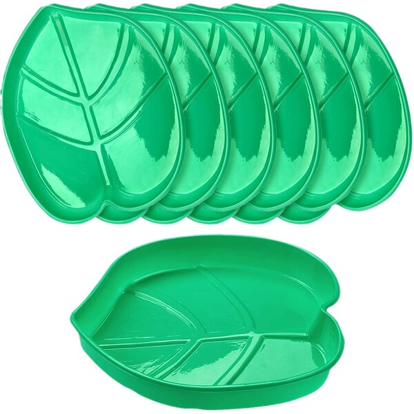 Hawaiian tropical style tropical leaves -shaped food tray turtle…