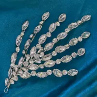 Внешняя торговля новый свадебный головной убор с волосами со стразами коронки для волос обруч для волос Свадебное платье с пряжей аксессуары DZ198