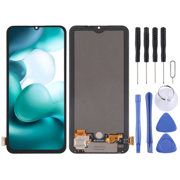 Adecuado para Xiaomi Mi 10 Lite 5G Material AMOLED Original LCD Touch Assembly