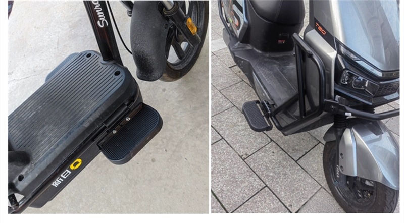 Protective Bumper Foot Pedal, Foldable Foot Pedal Bumper, Additional Folding Footrest, Thickened and Enlarged Bumper Foot Pedal