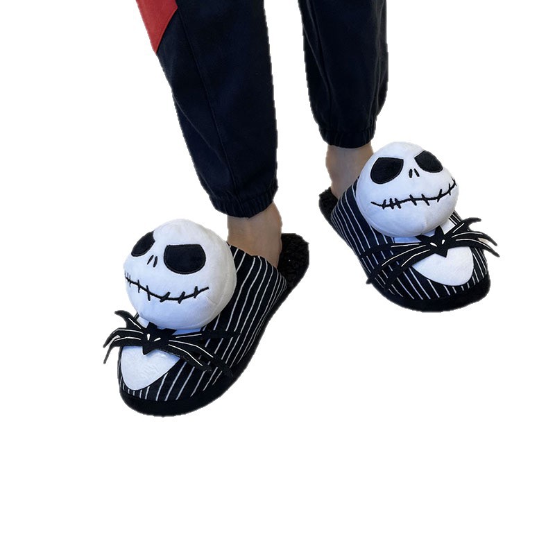 Comercio exterior zapatos de algodón domésticos caliente para hombres y mujeres creativos de dibujos animados de Halloween Sonic erizo animado zapatillas de algodón