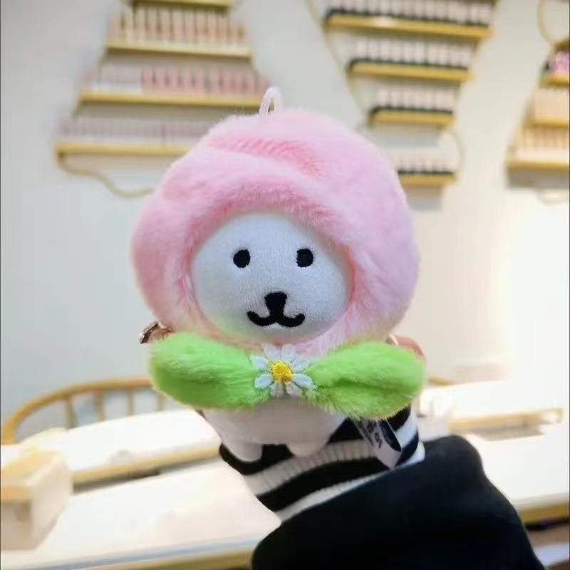 Capucha de melocotón de peluche